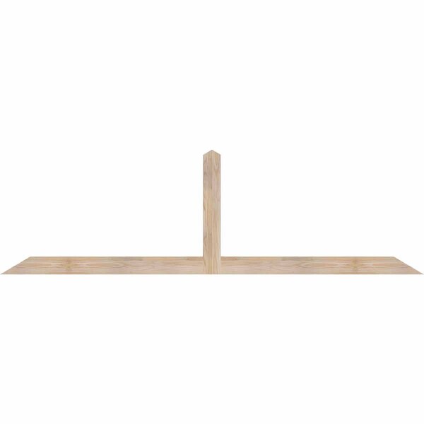 Ekena Millwork Portland Smooth Timber Gable Bracket, Douglas Fir, 84"W x 24"H x 1 1/2"D x 3 1/2"F, 7/12 Pitch GBW084X24X0204POR00SDF - main